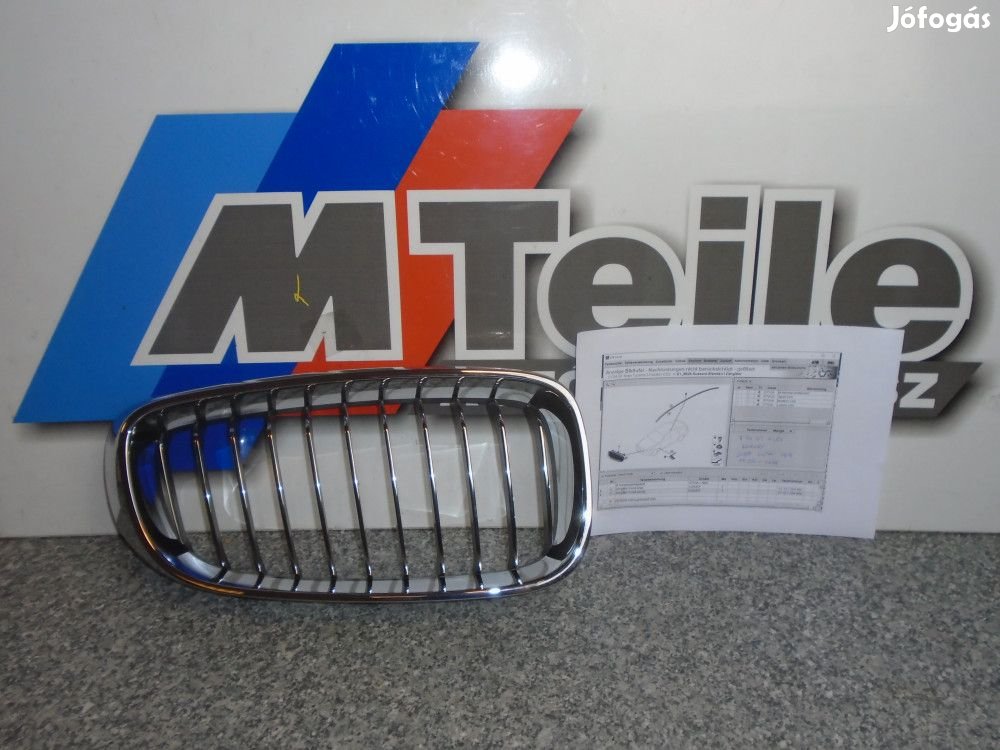 [GYÁRI ÚJSZERŰ] BMW - HŰTŐRÁCS / VESE / GRILL (JOBB OLDALI)  - F34 GT